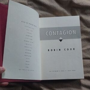 Contagion by Robin Cook Hardcover Book
